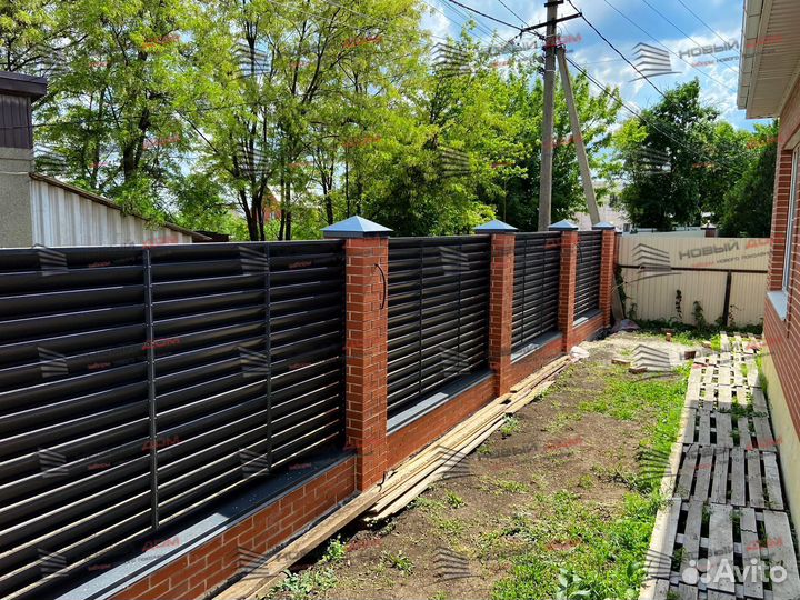 Забор-жалюзи