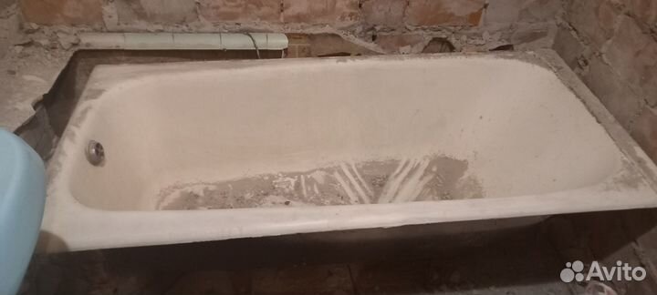 Ванна чугунная бу с батареей бу