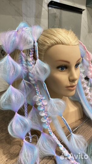 Цветные хвосты - афрорезинка