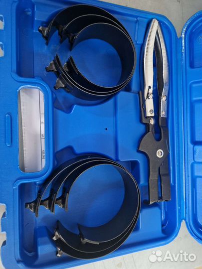 Оправки установки поршневых колец с клещами