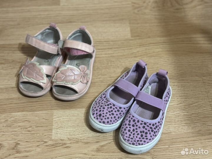 Сандалии для девочки в сад