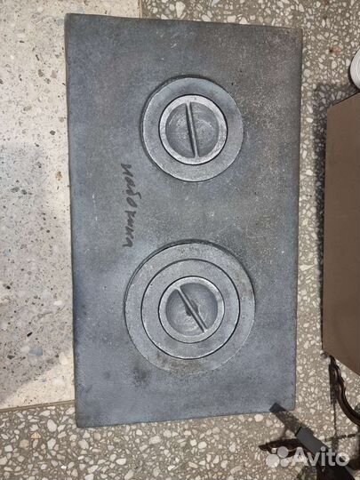 Чугунное литье для печи,плита с кольцами для печи