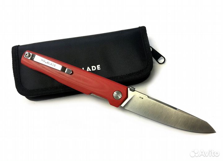 Раскладной нож Pike, Red Mr.Blade, сталь D2