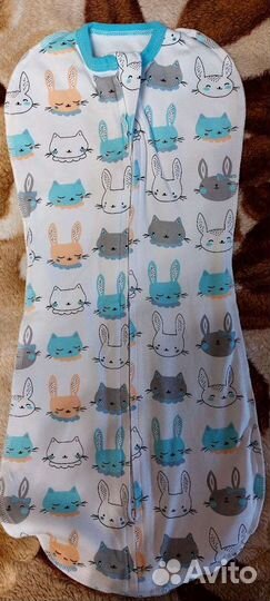 Кокон для новорожденных новый с шапочкой