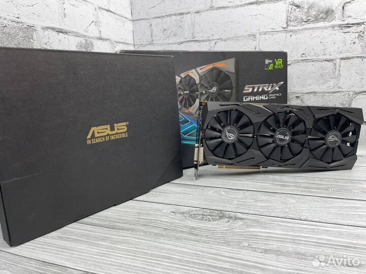 Видеокарта Asus strix 1060/1080 6/8 GB