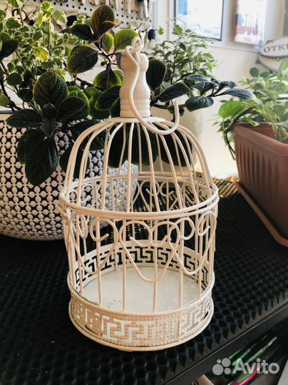 Клетка декоративная 37см высотою