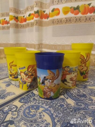 Пластиковые стаканчики Несквик