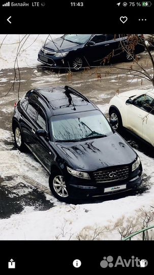 Infiniti FX35 3.5 AT, 2007, 327 500 км