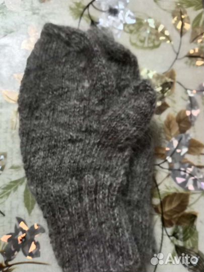 Варежки из козьего пуха