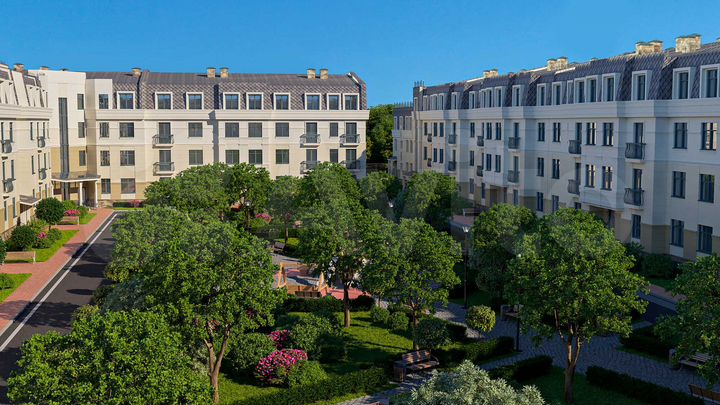 1-к. квартира, 49,3 м², 2/4 эт.