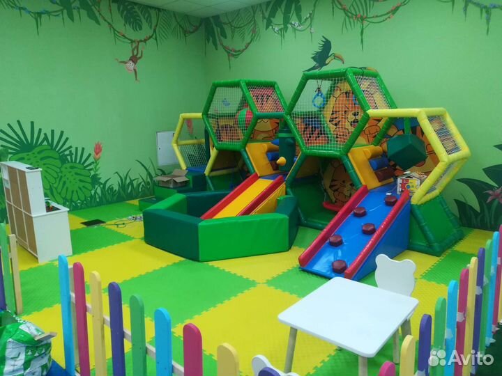 Монтаж детских игровых комплексов