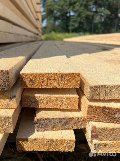 Доска обрезная, сорт 1, т/у, сосна
