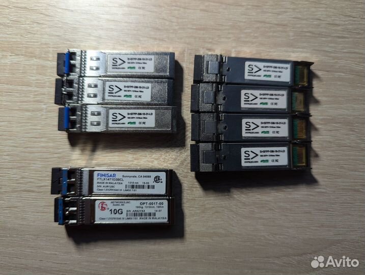 Sfp модуль 10G 10 км, 300 м, RG45, оптика