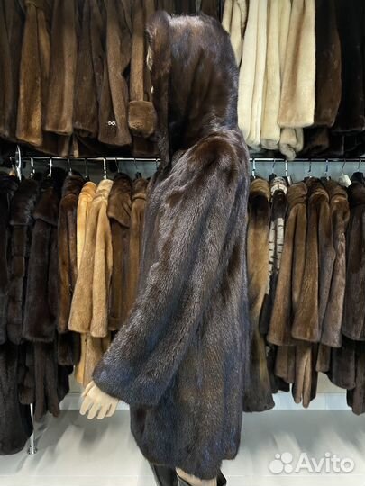 Стильная норковая шуба 50- 52 р