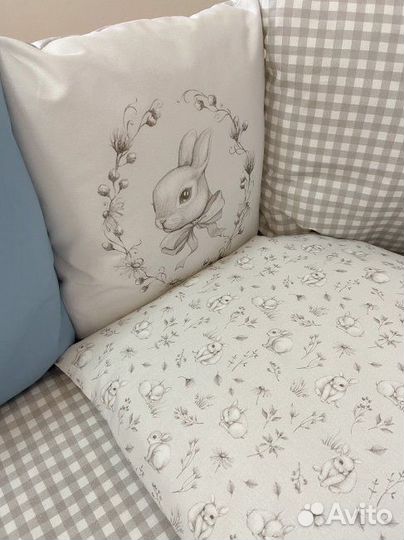 Комплект в кроватку Lappetti «Кролик Лаппин» 6 пре