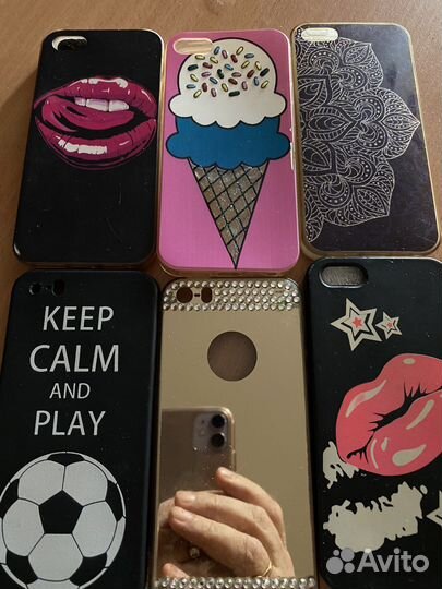 Чехлы на iPhone 5 и 5s новые