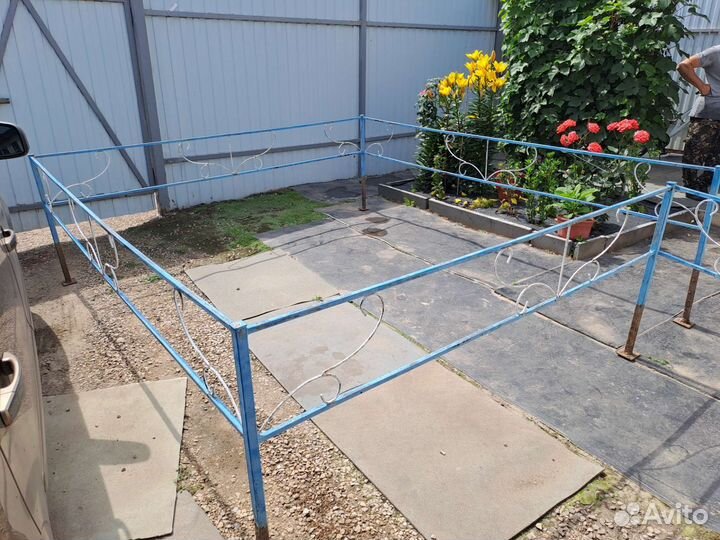 Ограда на могилу. Размер 2.5002800