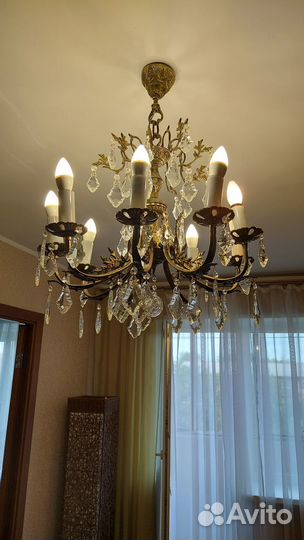Бронзовая люстра СССР