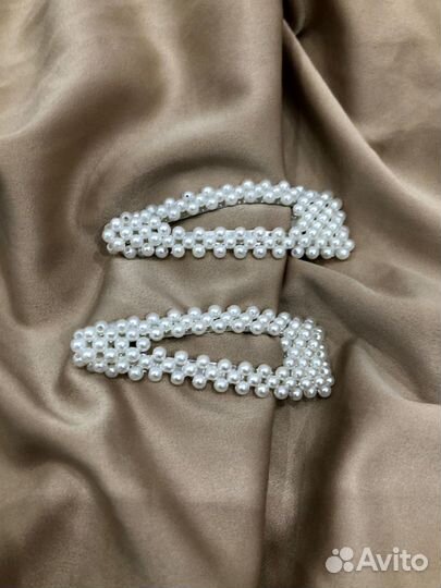 Заколка жемчуг