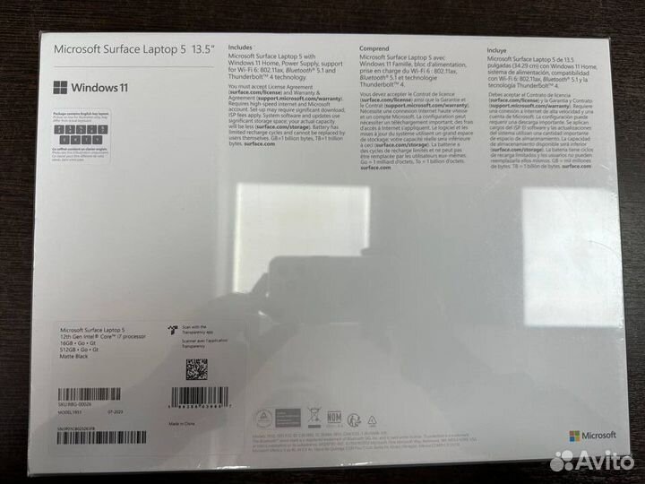 Microsoft Surface Laptop 5 13.5