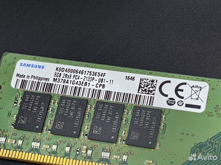 Оперативная память DDR4 8gb samsung