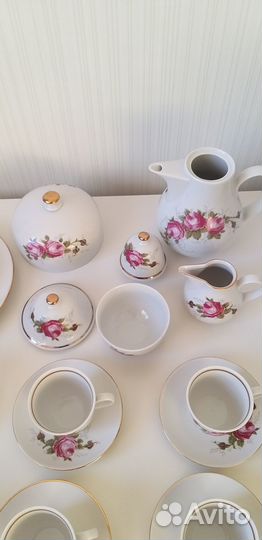 Кофейный сервиз гдр, Ильменау. Винтаж