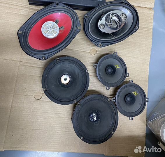 Динамики 16см, 13 см, овалы