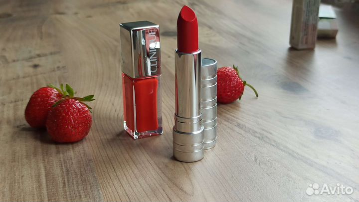 Clinique новые тоналка, помада, лак для губ