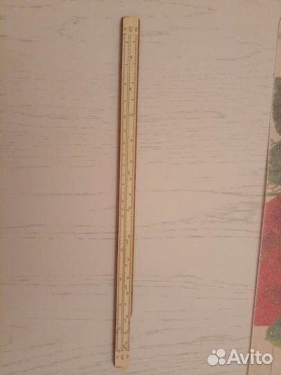 Вставка в логарифмическую линейку