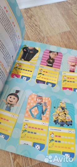 Журнал миньон коллекционный с карточками + фигурки