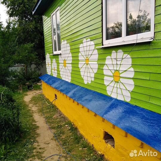 Покраска деревянных домов