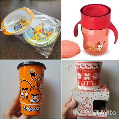 Кружки и детская посуда