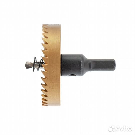 Коронка по металлу HSS, 65 мм, нитридтитановое пок