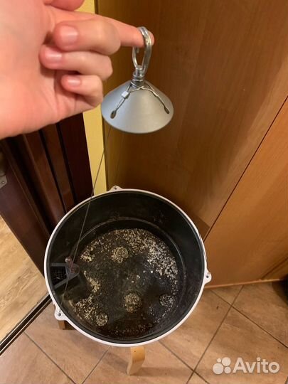 Кашпо Lechuza Nido Cottage 35 светло-серый