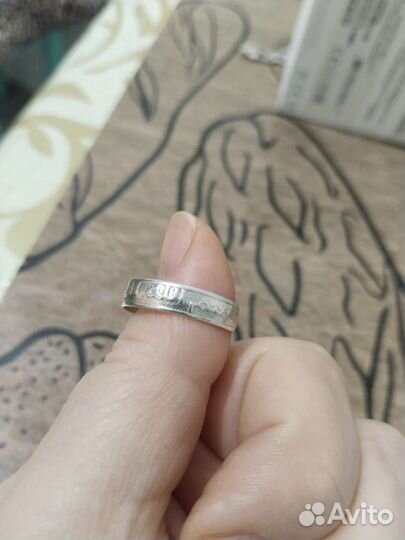 Серебряное кольцо женское