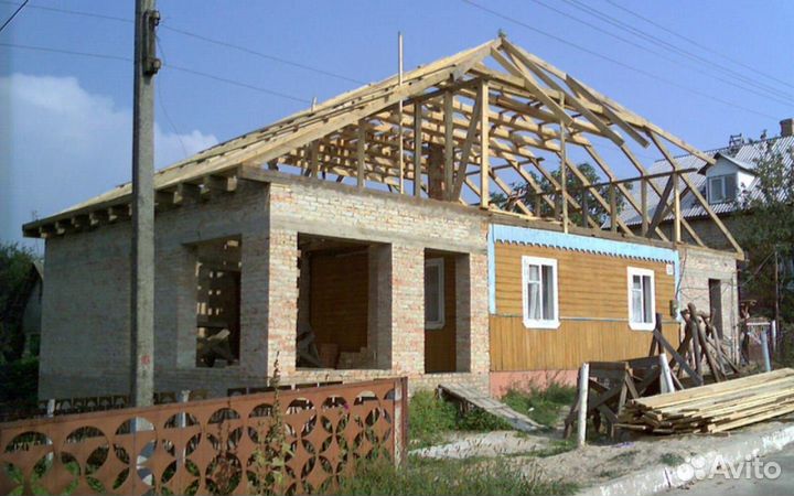 Реконструкция подъем домов Замена венцов, полов че