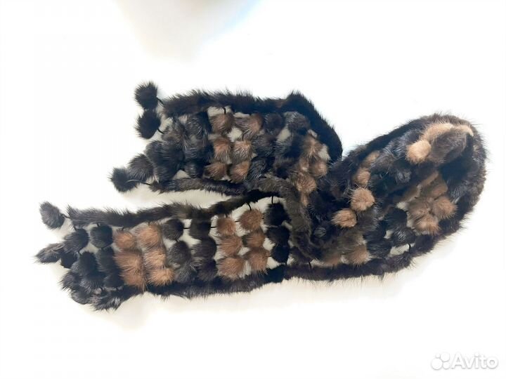 Шарф из норки женский