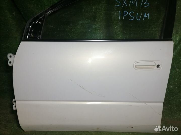 Дверь передняя левая Toyota Ipsum SXM10 Пустая