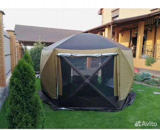 Кухня шатёр беседка + пол (365х320х225) 6601