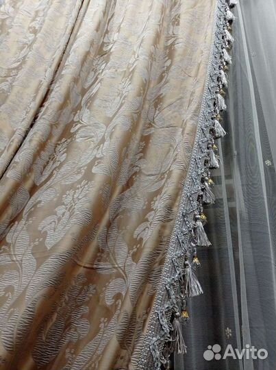 Шторы портьеры теневые Франция. Тюль сетка Италия