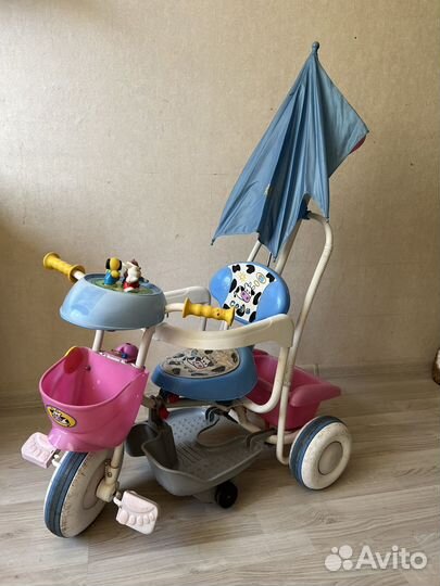 Трехколесный велосипед-качалка/самокат