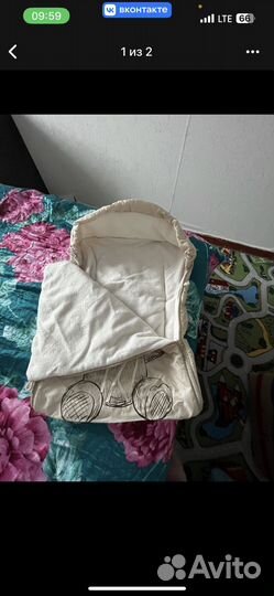 Теплый конверт в коляску