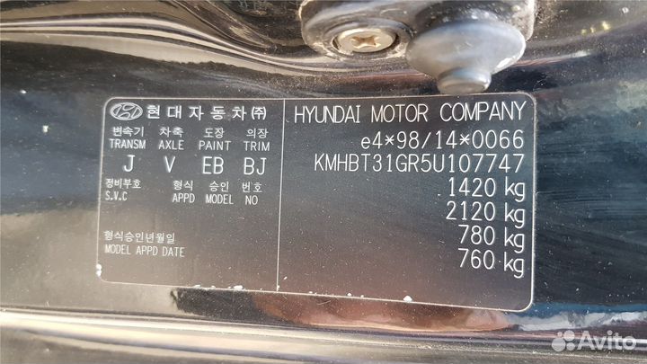 Разбор на запчасти Hyundai Getz