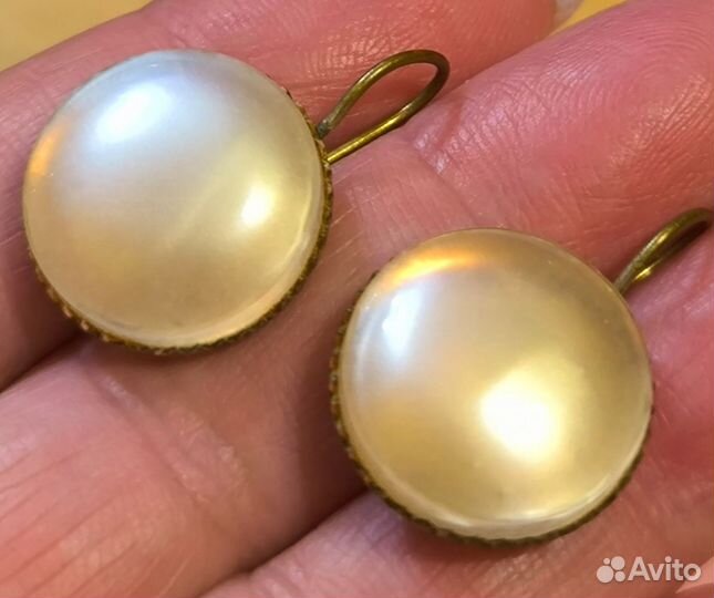 Серьги винтаж Чехословакия