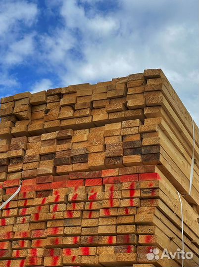 Доска обрезная 50х100х6000