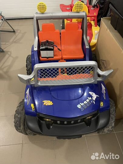 Детский электромобиль двухместный бу