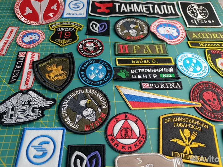 Шевроны нашивки от 10 шт