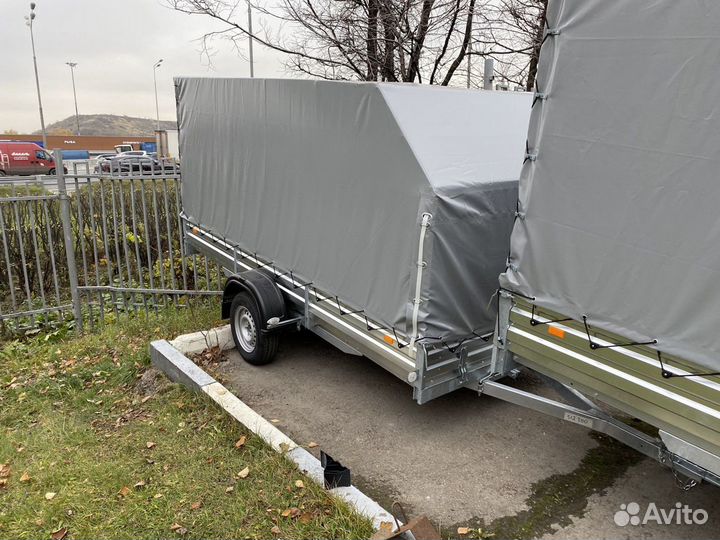 Прицеп с аэротентом 3.5 метра внутри