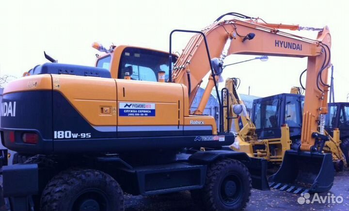 Услуги спецтехники экскаватор Hyundai R180W-9S