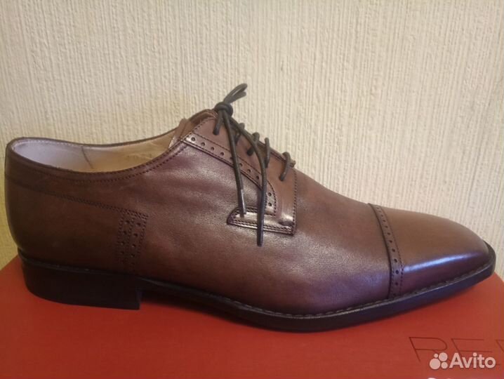 Туфли полуботинки Black (made in Italy) р.44/29см